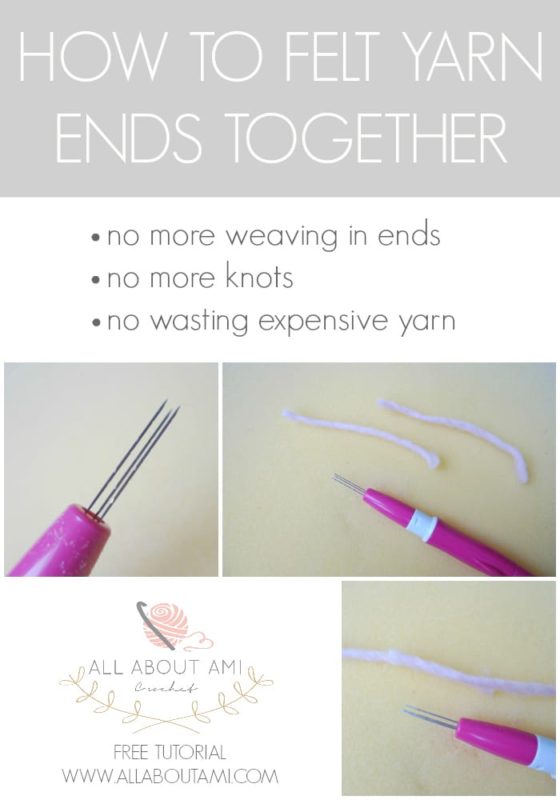 How to Felt Yarn Ends Together