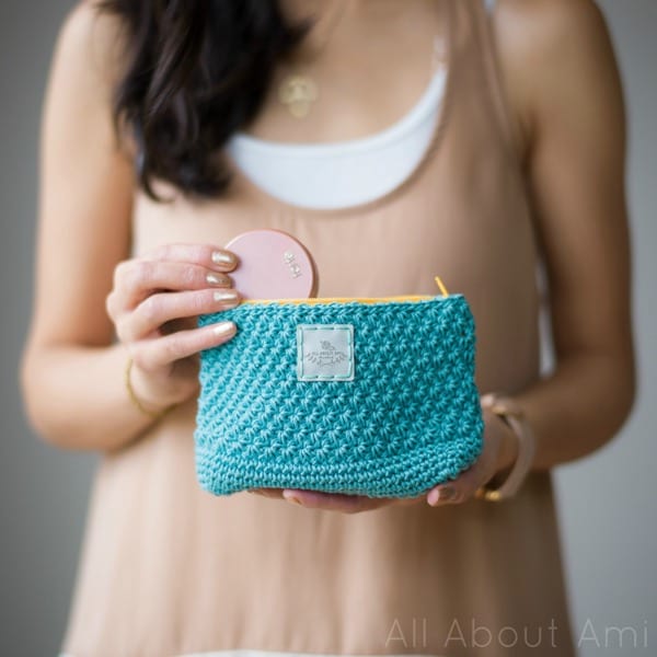 Crochet Star Stitch Pouch