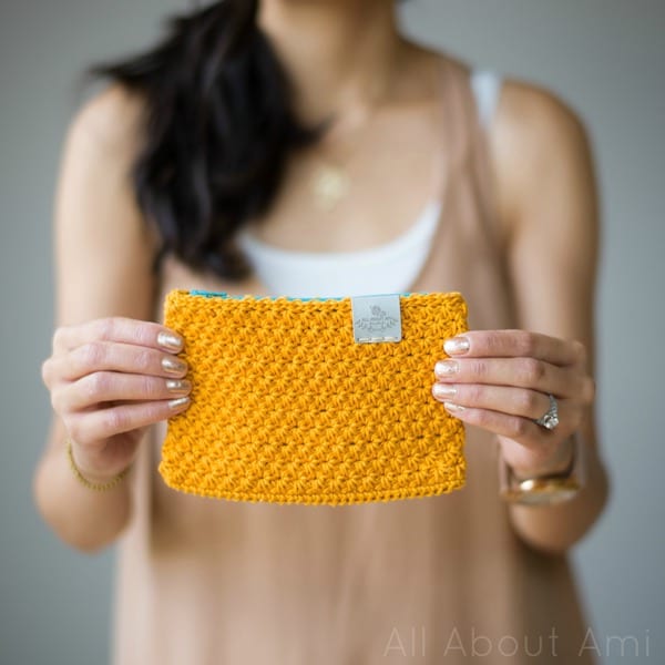 Crochet Star Stitch Pouch