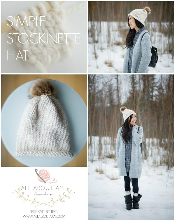 Simple Stockinette Hat
