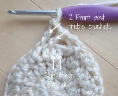 Crochet Cabled Mittens