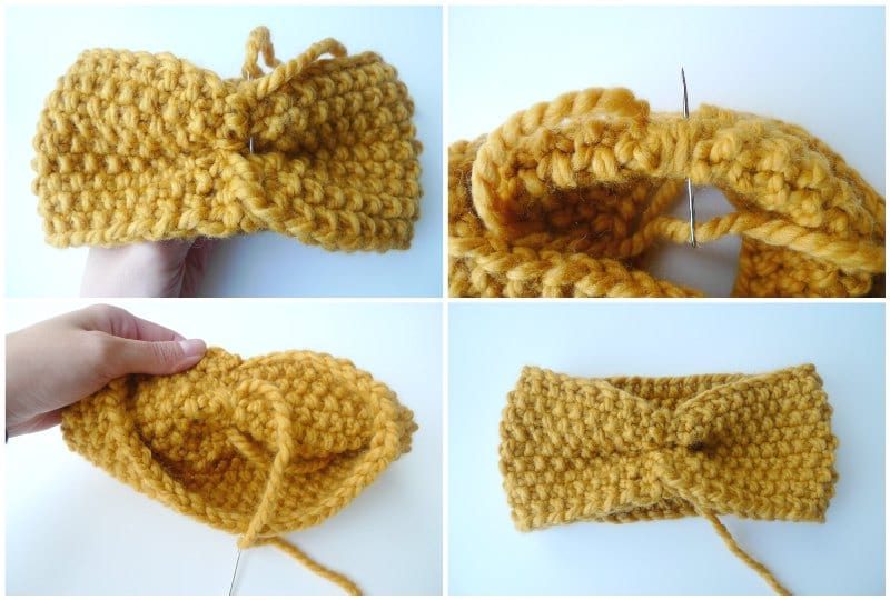 Seed Stitch Headband