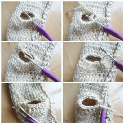 Crochet Cabled Mittens