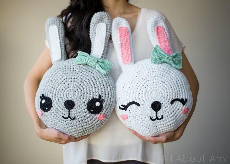 crochet snuggle bunny pillow pattern 