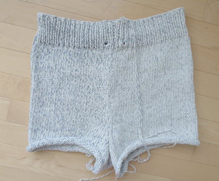 shorts knitting pattern