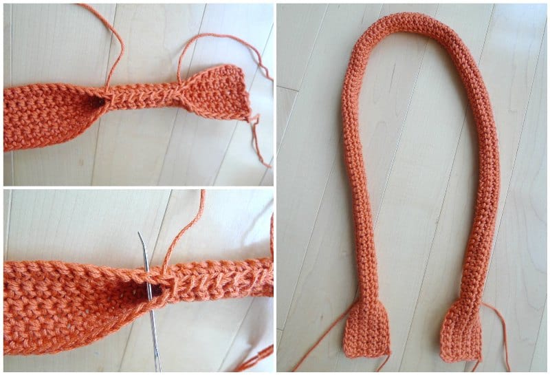 crochet bag handle cover pattern