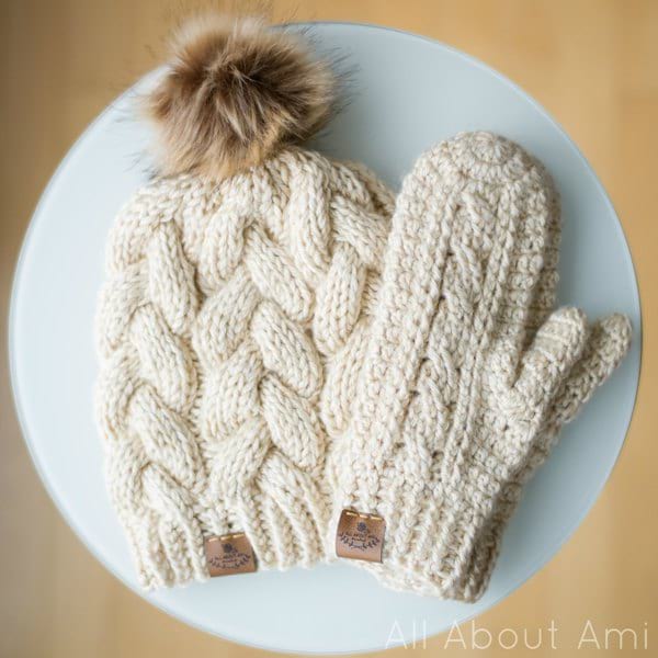 Prem Knits' Braided Cable Beanie