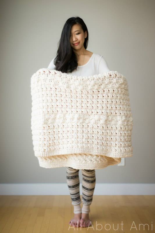 Cross Bobble Blanket