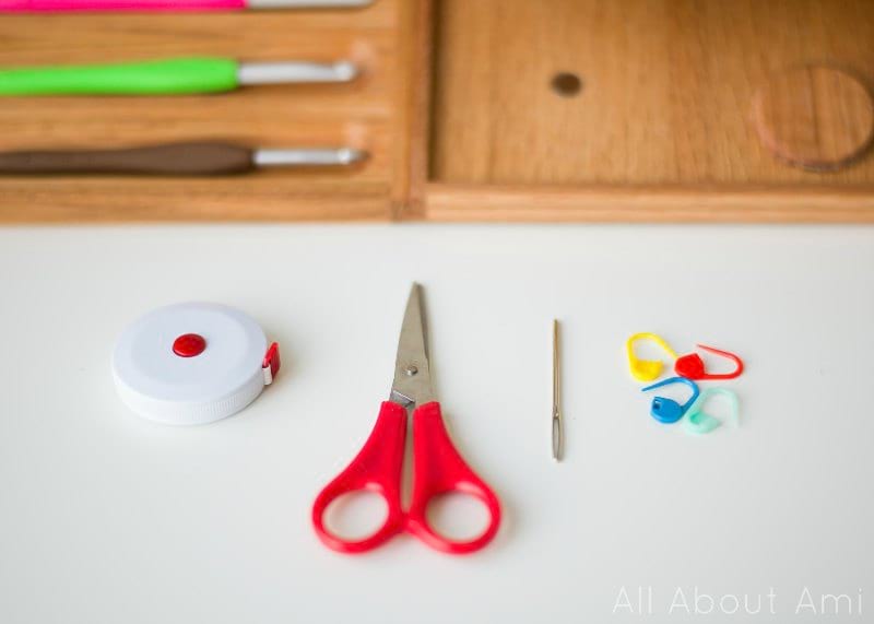 Chetnanigans Bedside Comfort Crochet Organizer/Workstation