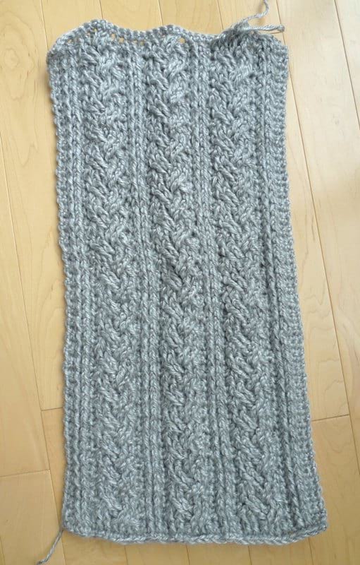Braided Cabled Cowl