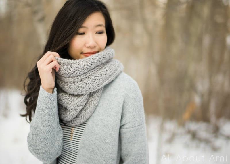 Braided Cabled Cowl