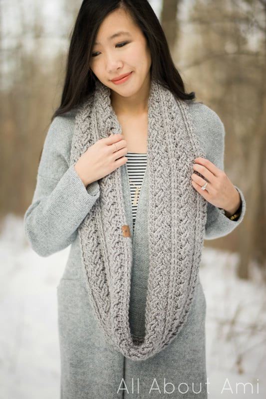 Braided Cabled Cowl