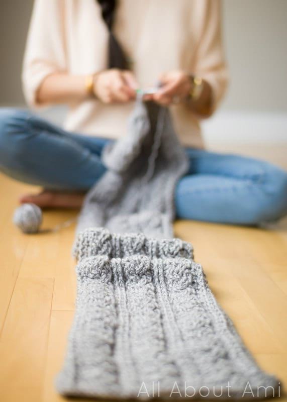 Braided Cabled Cowl