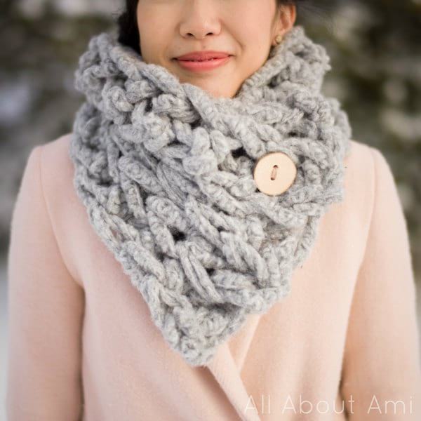 Jumbo Alpaca Crochet Scarf - All About Ami