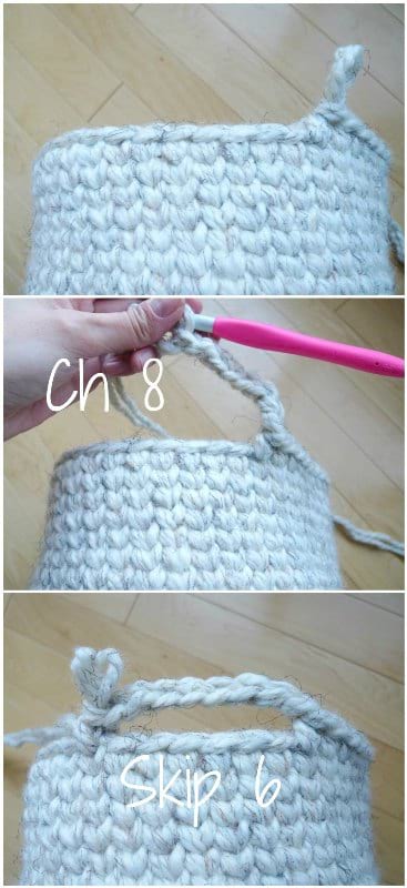 Waistcoat Crochet Basket