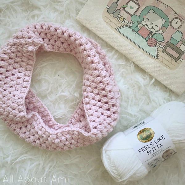 Child Puff Stitch Cowl