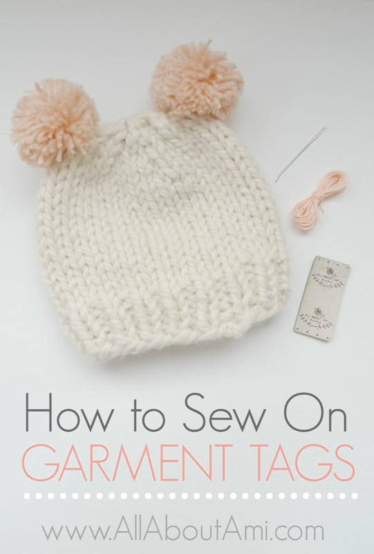 How to Sew on Garment Tags