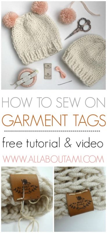 How to Sew on Garment Tags