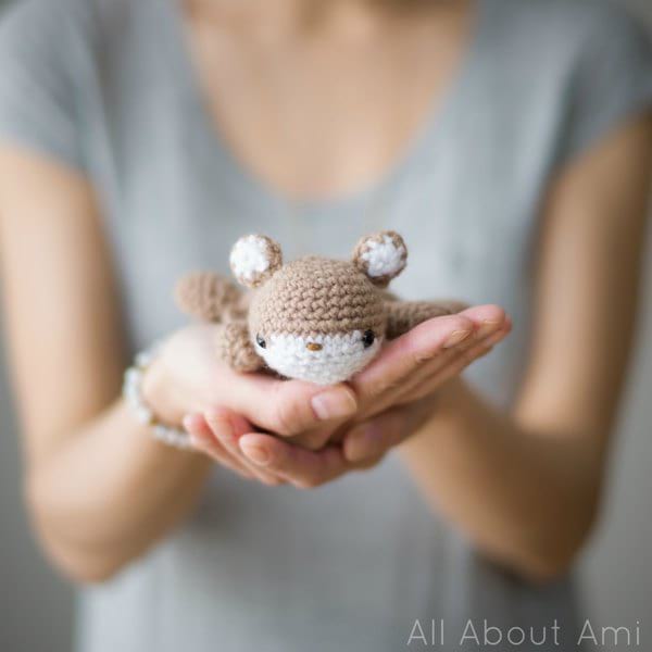 The Crochet Wildlife Guide: Flying Squirrel Amigurumi