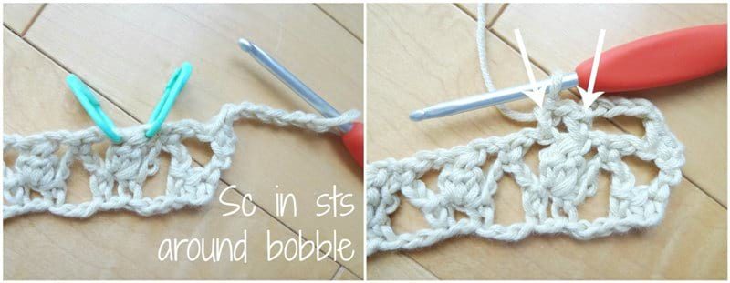 How to Crochet the Bobble Trellis Stitch