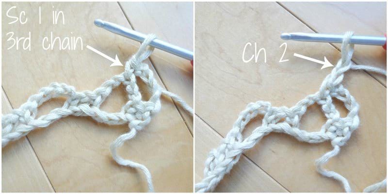 How to Crochet the Bobble Trellis Stitch