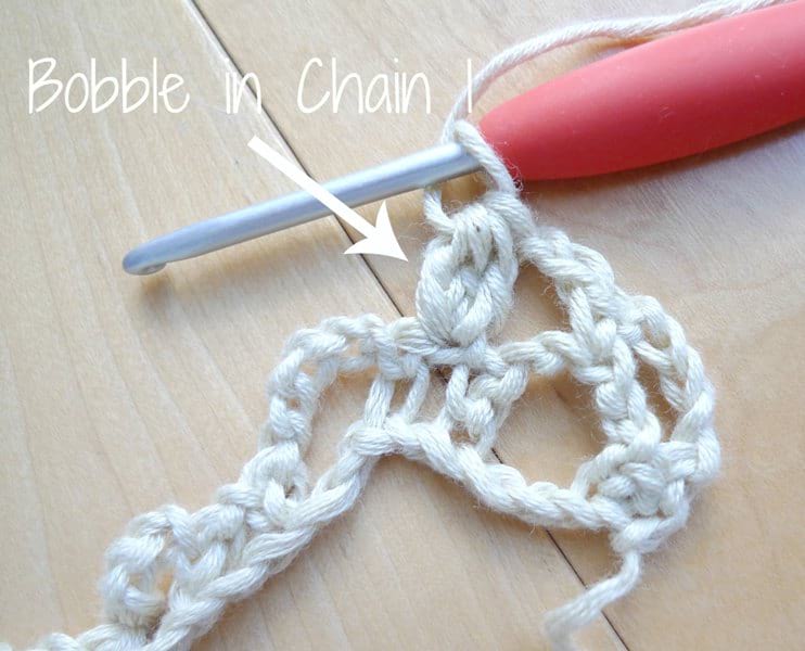 How to Crochet the Bobble Trellis Stitch