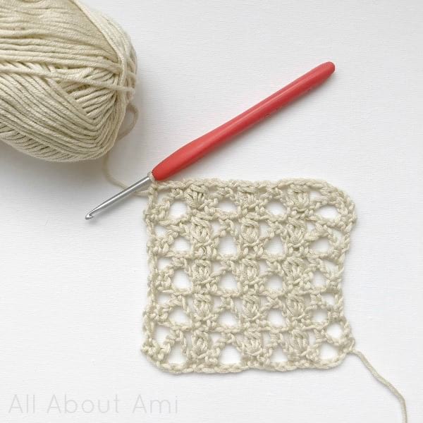 How to Crochet the Bobble Trellis Stitch
