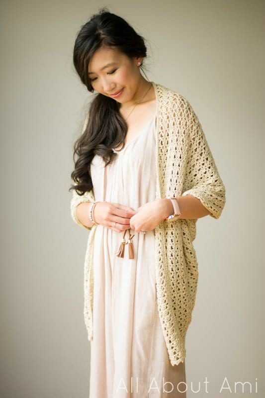 Crochet Calla Lily Cardigan