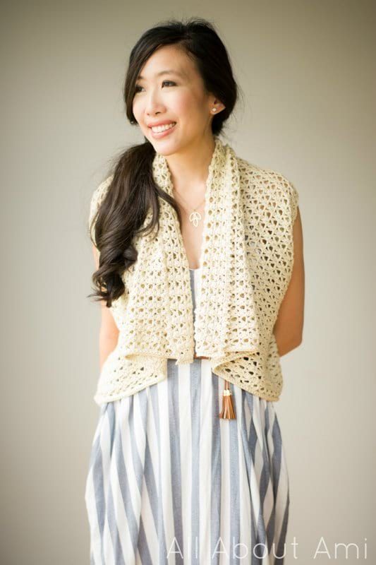 Crochet Calla Lily Cardigan