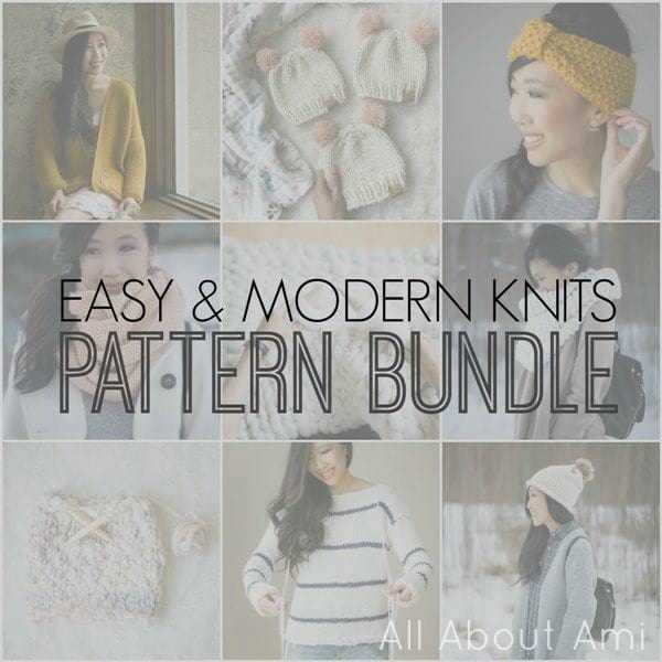 Easy & Modern Knits Pattern Bundle by All About Ami