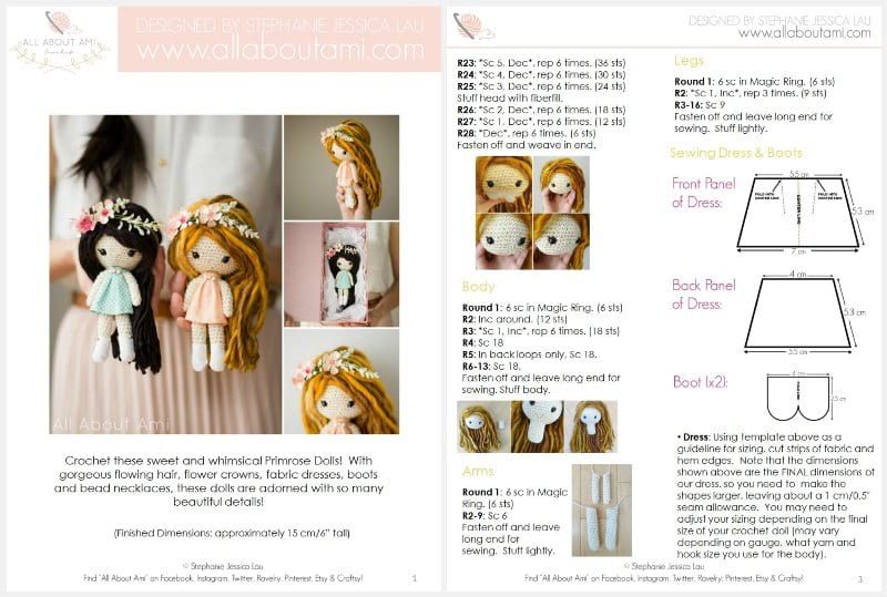 All About Ami Primrose Dolls PDF Sample