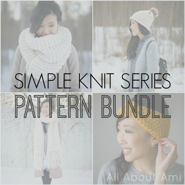 Simple Knit Series Pattern Bundle by All About Ami