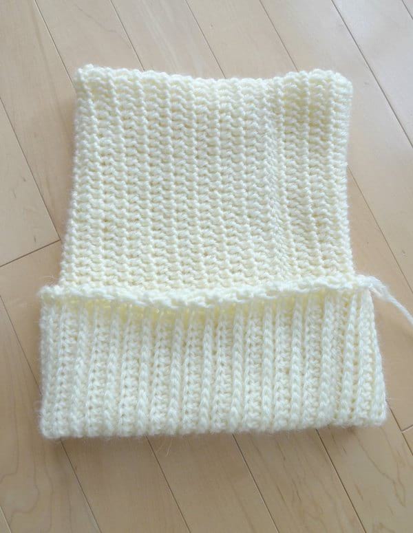 Double Brim Ribbed Beanie Crochet Pattern