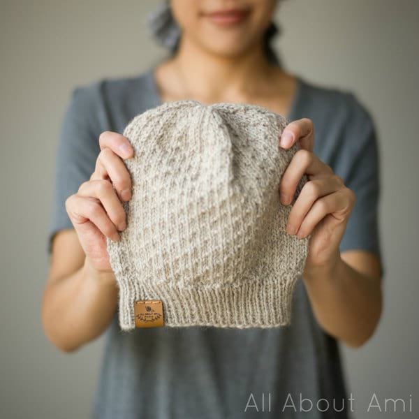 The Dotty Beanie Knit Pattern All About Ami