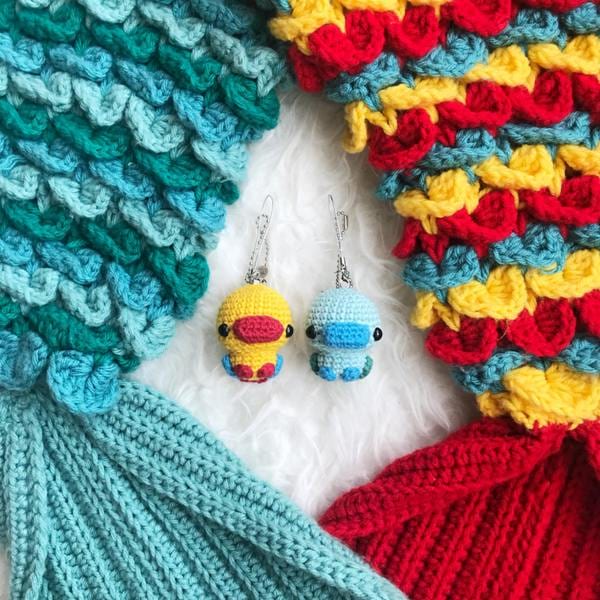 Ducklings by Jenn of Croochet with Mermaid Tail Blankets