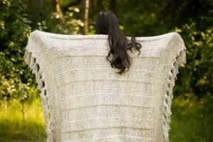 Chunky Ribbed Knit Blanket