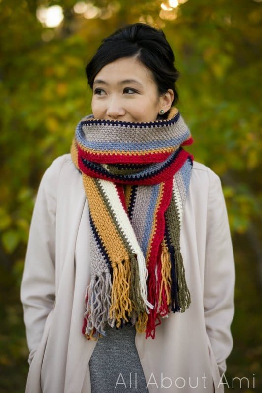 Rustic Canyon Crochet Scarf