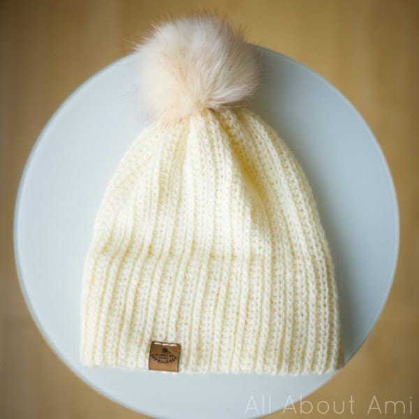 Double Brim Ribbed Crochet Beanie