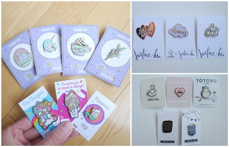 Knit Enamel Pin Display Bag All About Ami