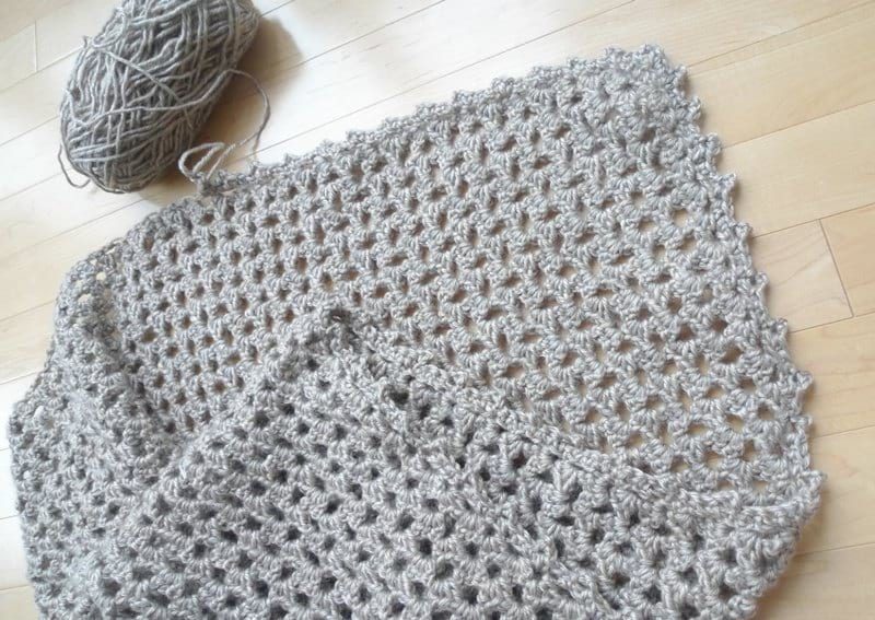 Heartland Boho Crochet Wrap