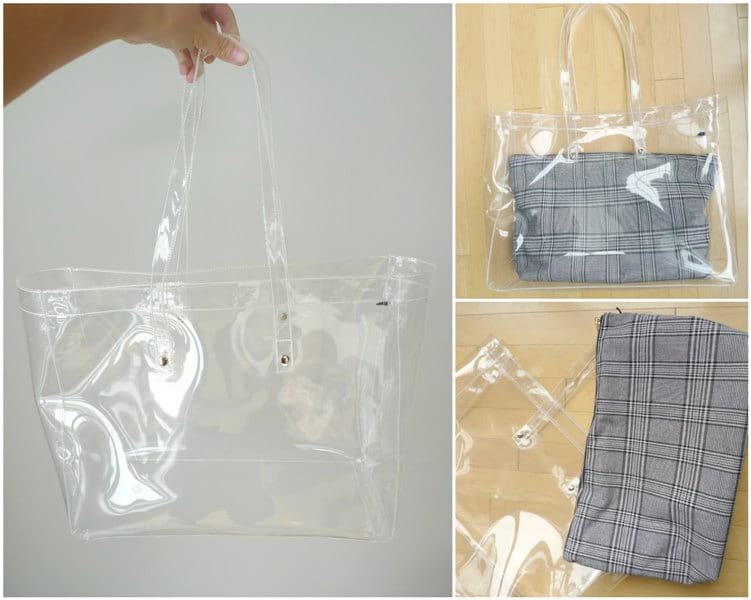 Transparent backpack for pins cheap