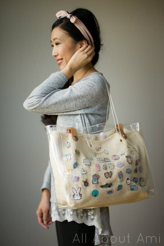 Knit Enamel Pin Display Bag - All About Ami