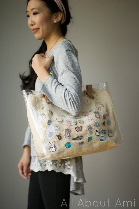 Knit Enamel Pin Display Bag - All About Ami