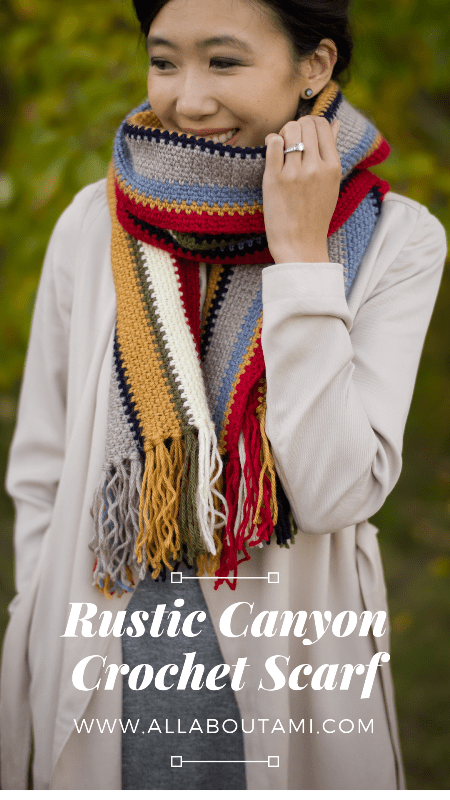 Rustic Canyon Crochet Scarf