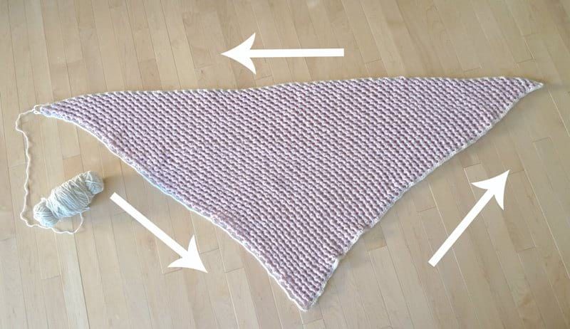 Crosswinds Triangle Scarf