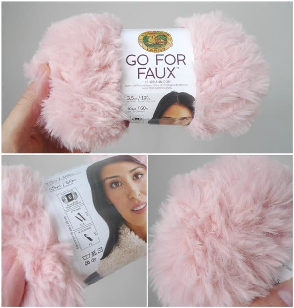 Go For Faux Yarn in Pink Poodle