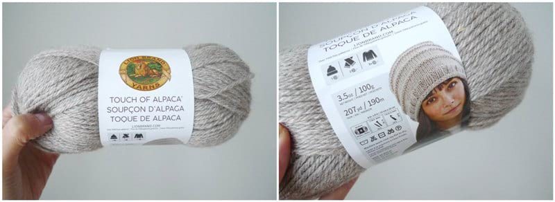 Touch of Alpaca Yarn in "Taupe"