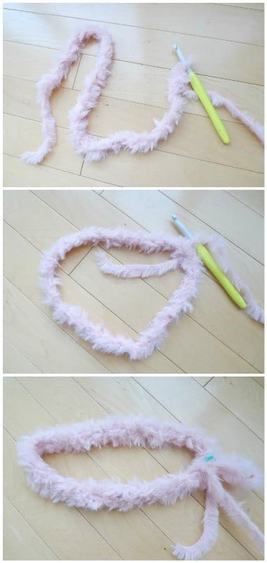 Crochet Faux Fur Headband