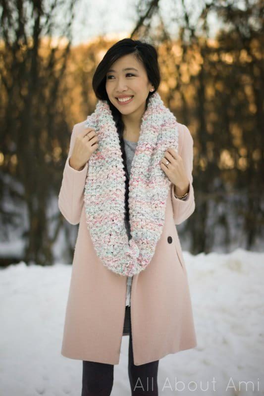 Cotton Candy Cowl