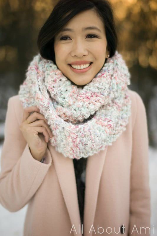 Cotton Candy Cowl